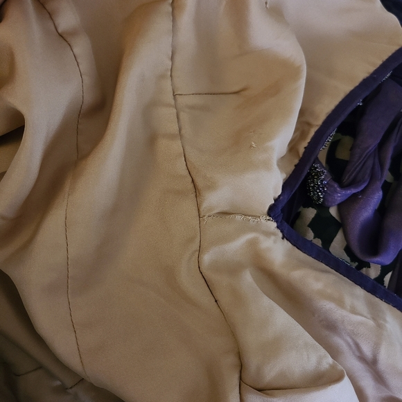 Vintage silk beaded dress - Picture 6 of 8